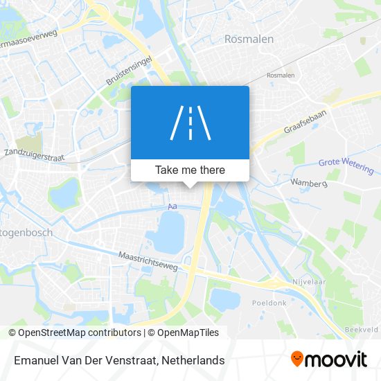 Emanuel Van Der Venstraat map