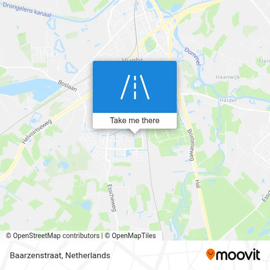 Baarzenstraat map