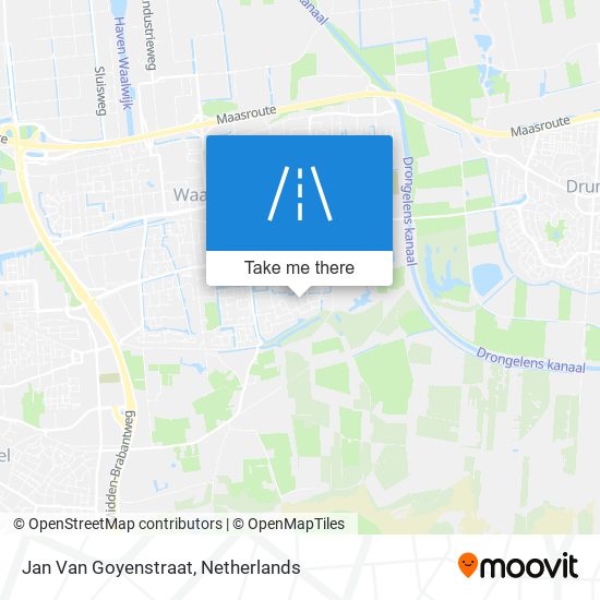 Jan Van Goyenstraat map