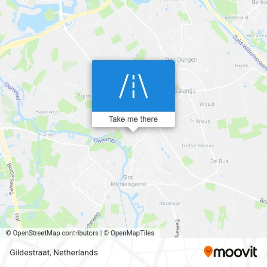 Gildestraat map