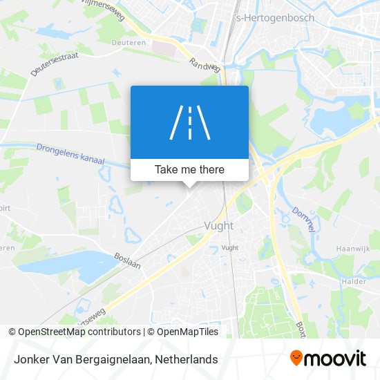 Jonker Van Bergaignelaan map