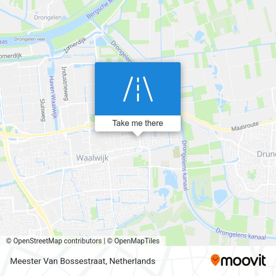 Meester Van Bossestraat map