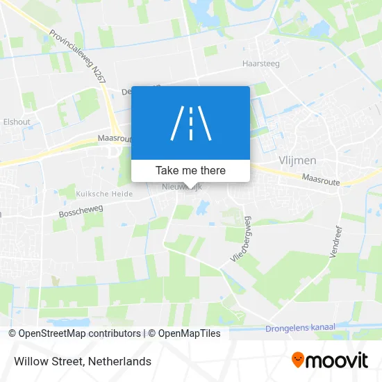 Wilgenstraat map