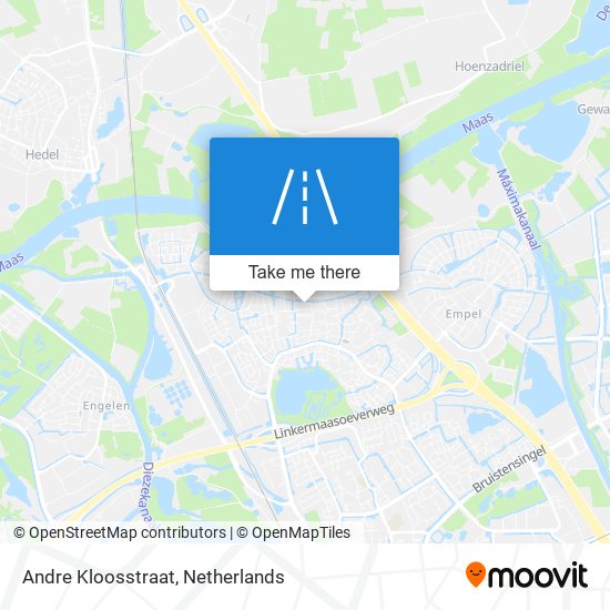 Andre Kloosstraat Karte