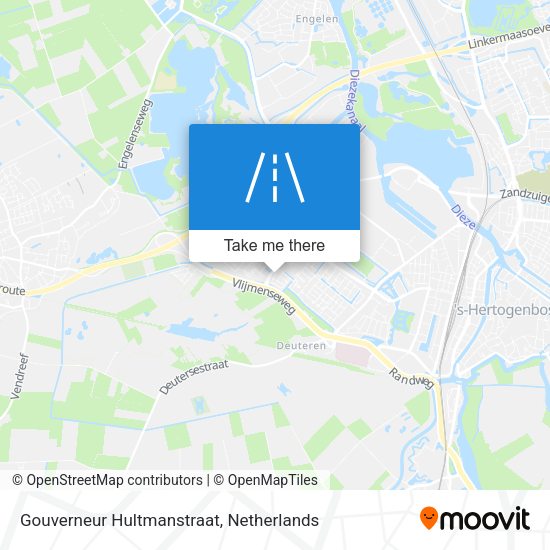 Gouverneur Hultmanstraat map