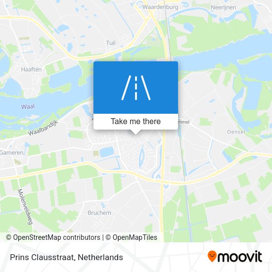 Prins Clausstraat map