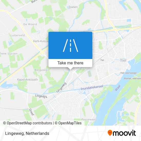 Lingeweg map