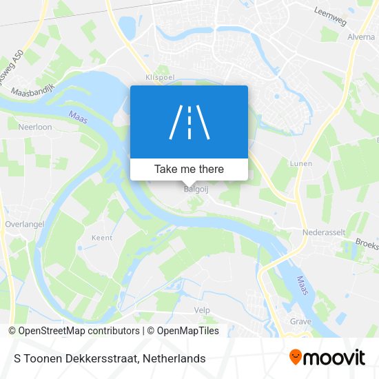 S Toonen Dekkersstraat map
