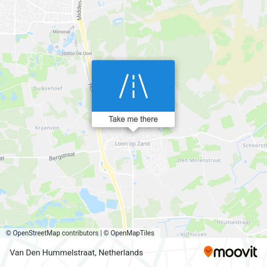 Van Den Hummelstraat map