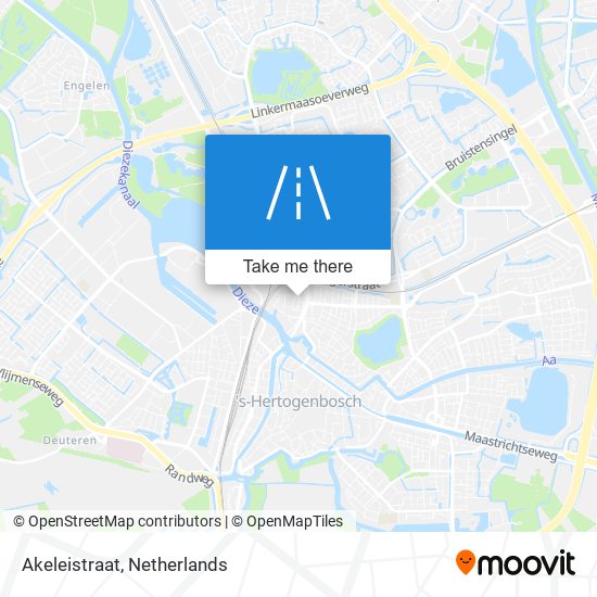 Akeleistraat map