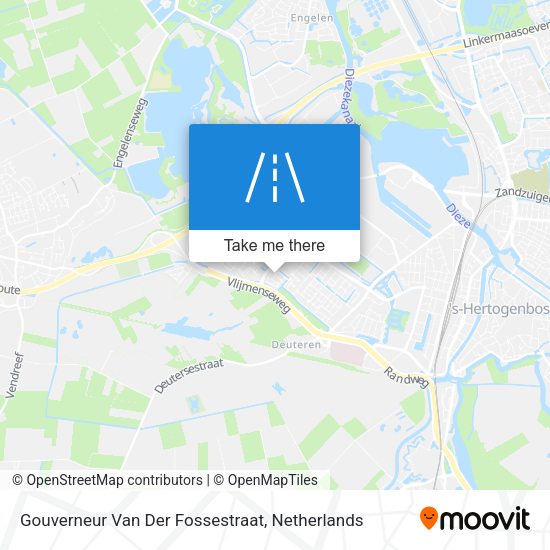 Gouverneur Van Der Fossestraat map