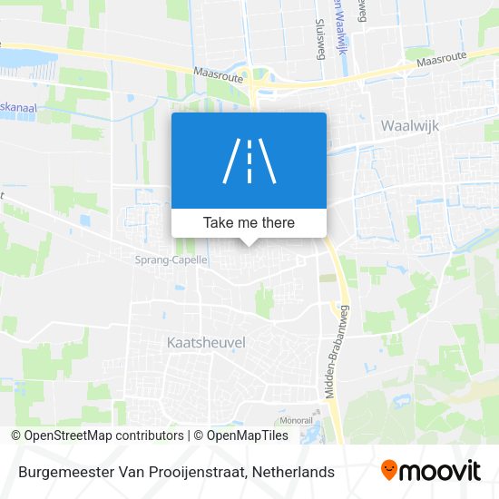 Burgemeester Van Prooijenstraat map