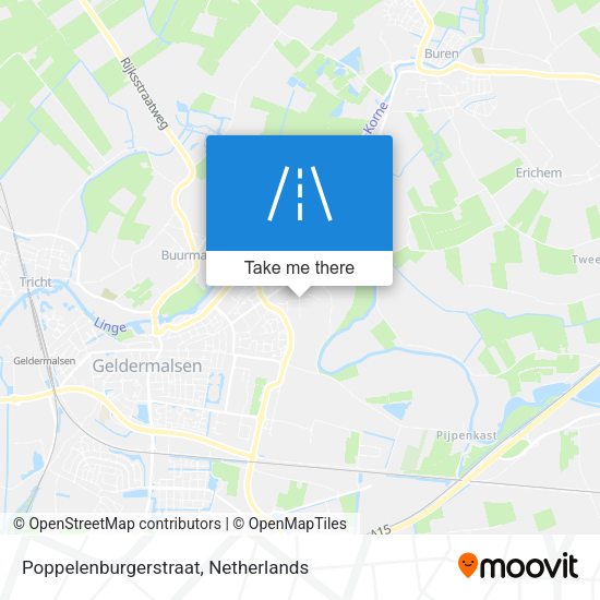 Poppelenburgerstraat map