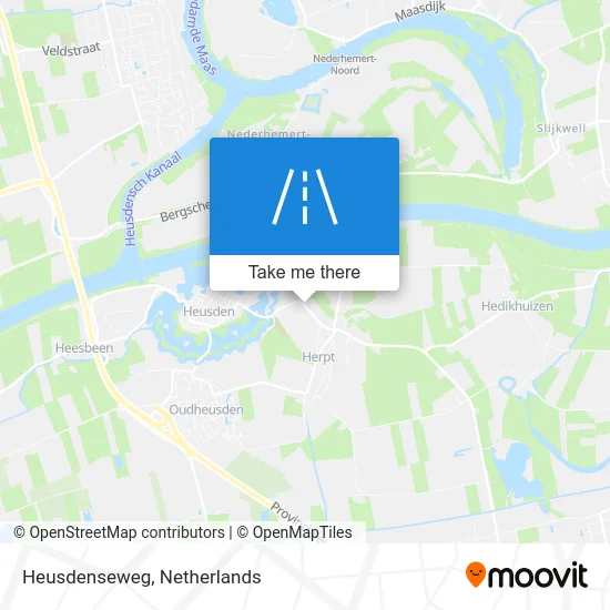 Heusdenseweg map