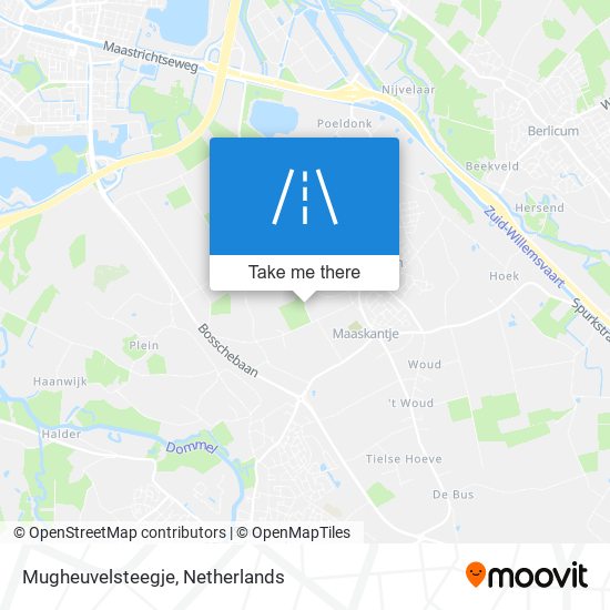 Mugheuvelsteegje map