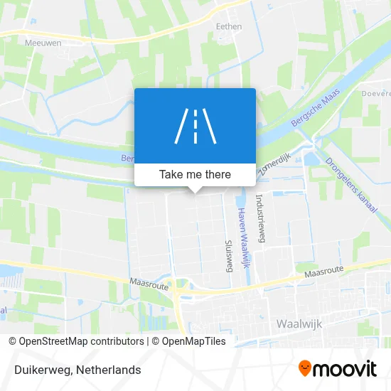 Duikerweg map