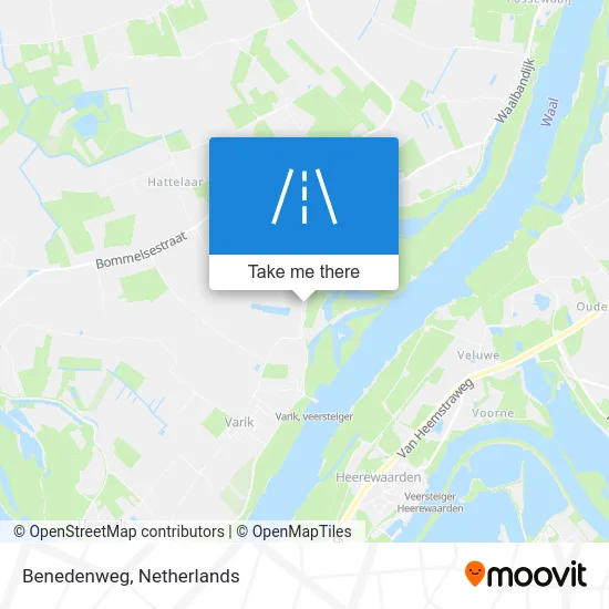 Benedenweg map