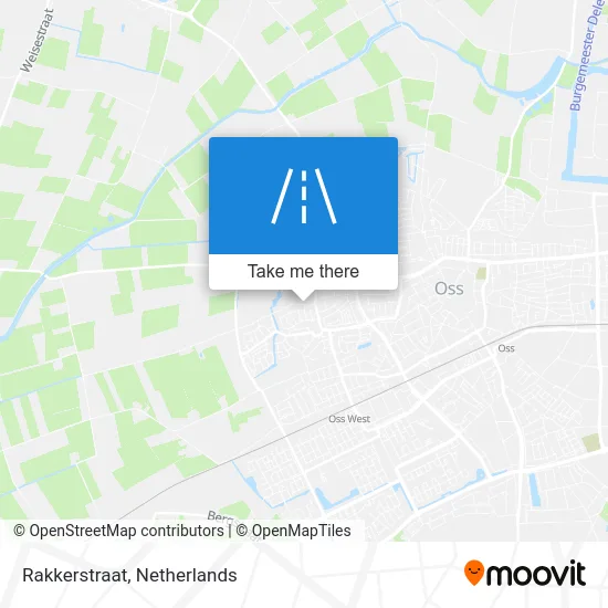 Rakkerstraat map