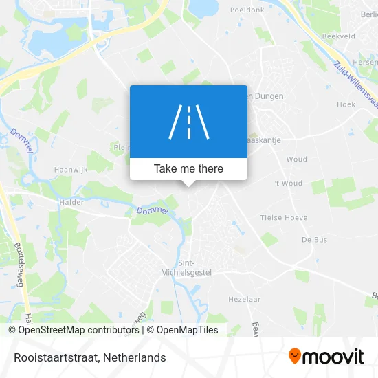 Rooistaartstraat Karte