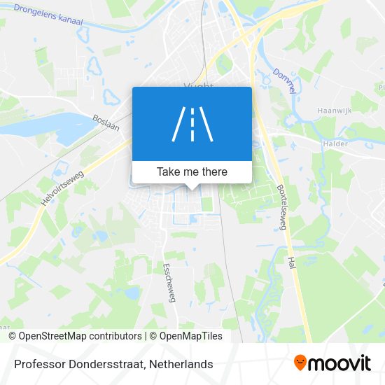 Professor Dondersstraat map