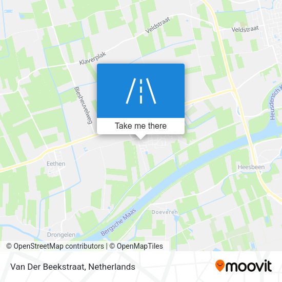 Van Der Beekstraat map
