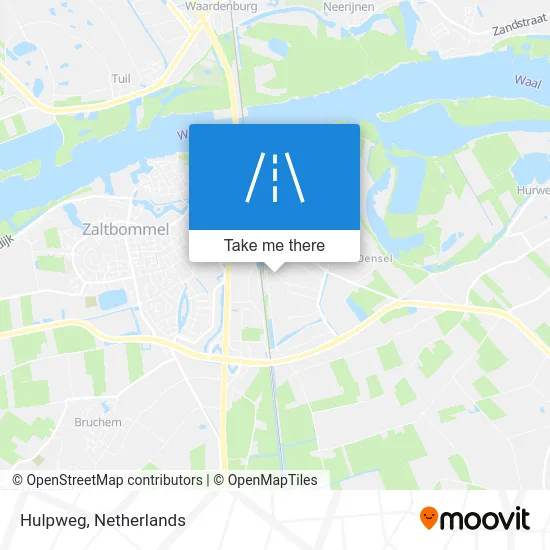 Hulpweg map