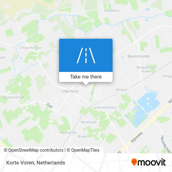 Korte Voren map