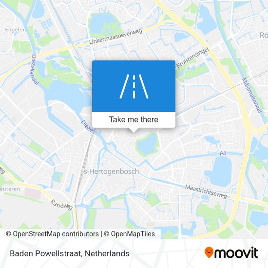 Baden Powellstraat map