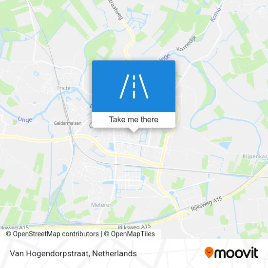 Van Hogendorpstraat map