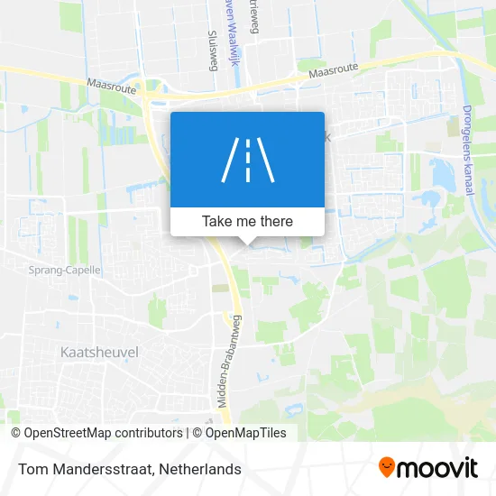 Tom Mandersstraat map
