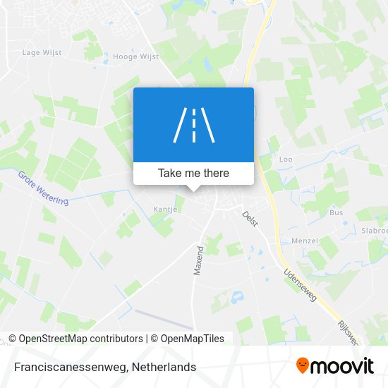 Franciscanessenweg map