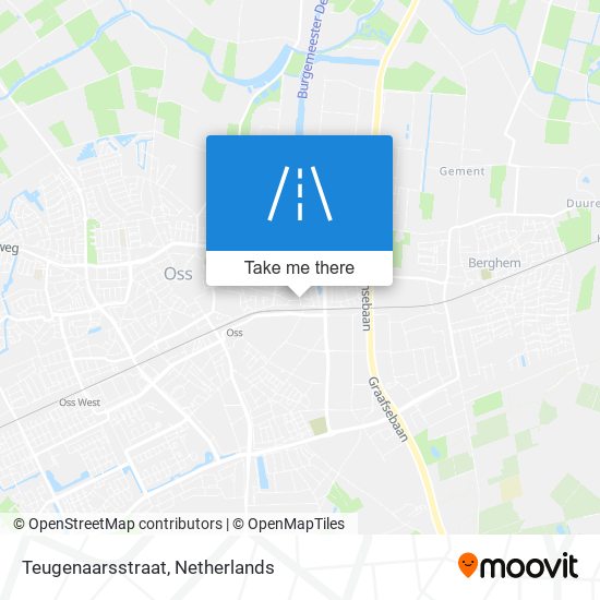 Teugenaarsstraat Karte