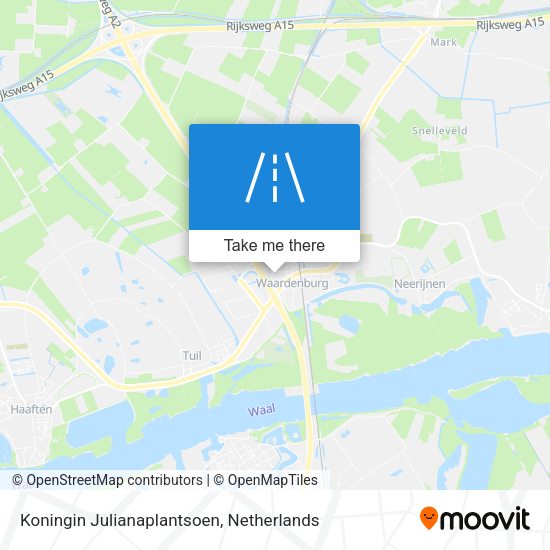 Koningin Julianaplantsoen map
