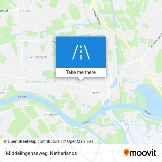 Middelingenseweg map