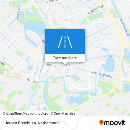 Jeroen Boschtuin map