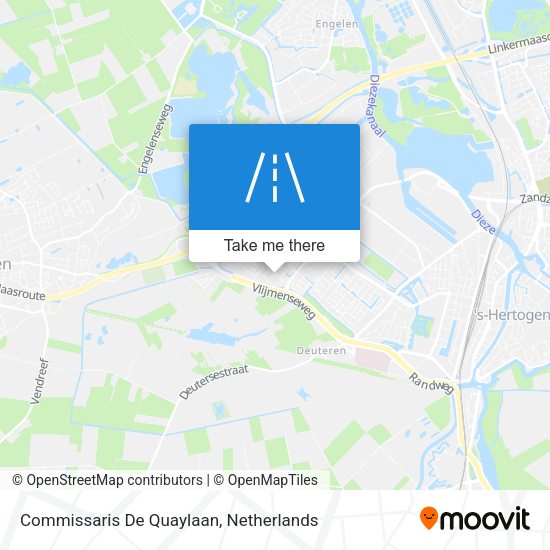 Commissaris De Quaylaan map