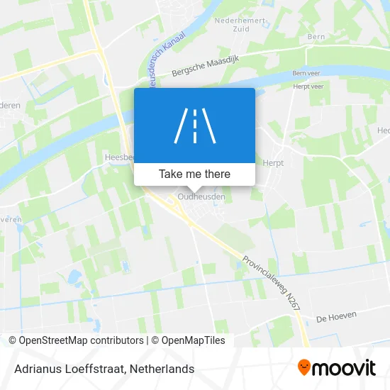Adrianus Loeffstraat map