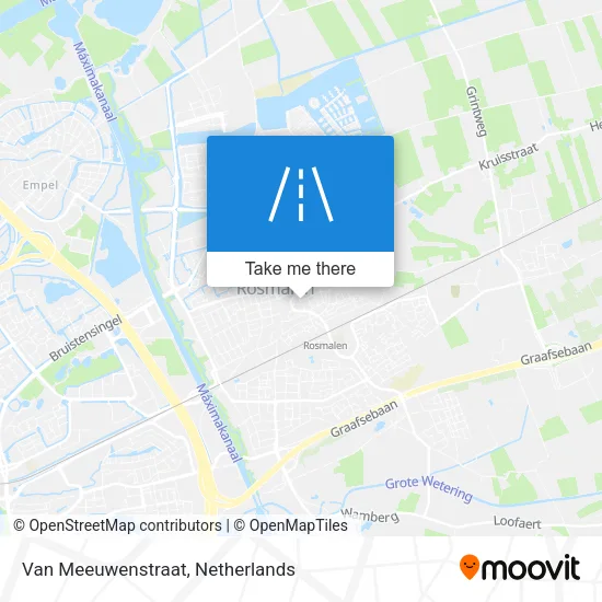 Van Meeuwenstraat map