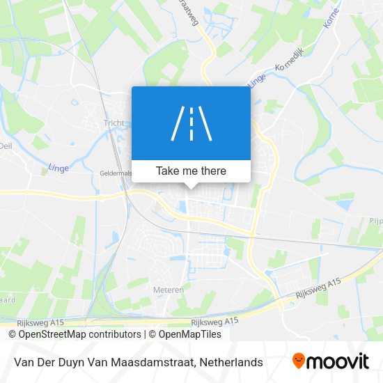 Van Der Duyn Van Maasdamstraat map