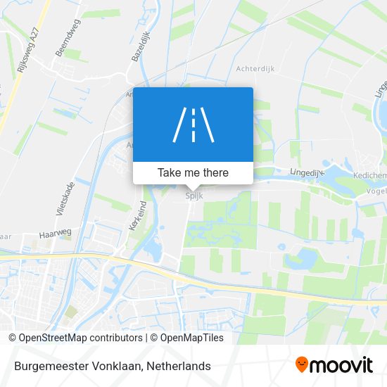 Burgemeester Vonklaan map