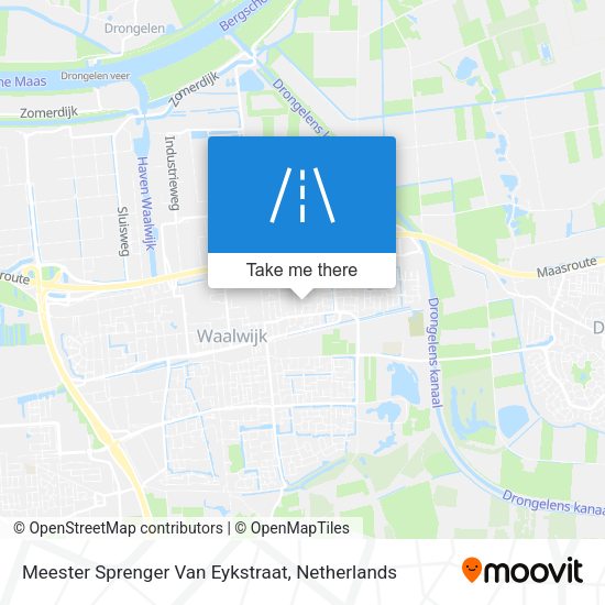 Meester Sprenger Van Eykstraat map