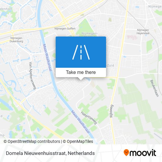 Domela Nieuwenhuisstraat Karte