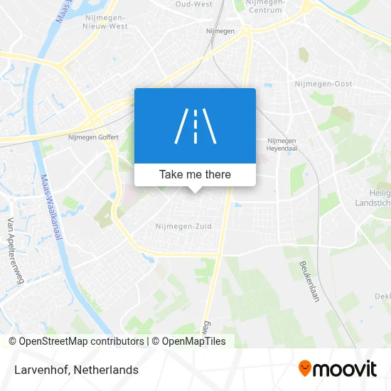 Larvenhof map