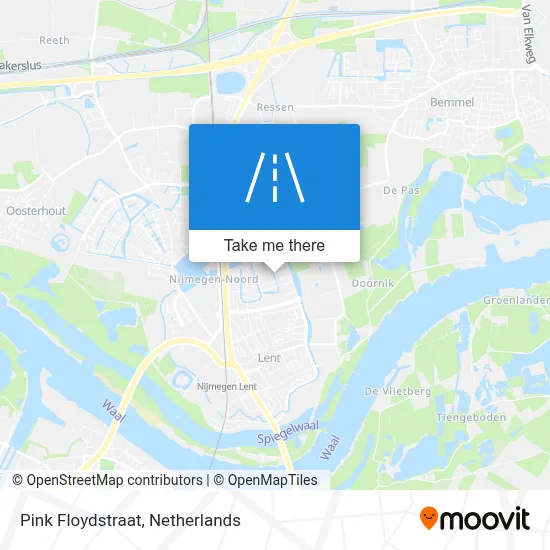 Pink Floydstraat map