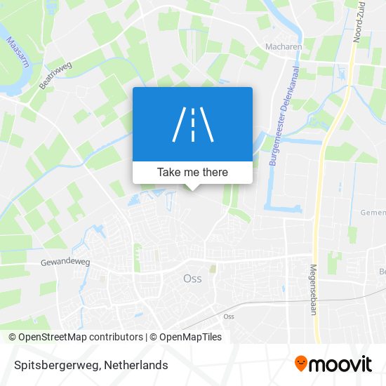 Spitsbergerweg map