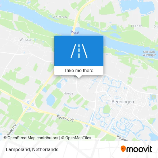 Lampeland map