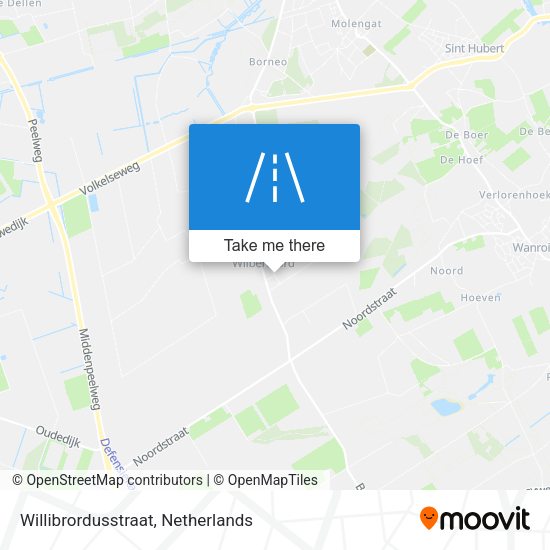 Willibrordusstraat map