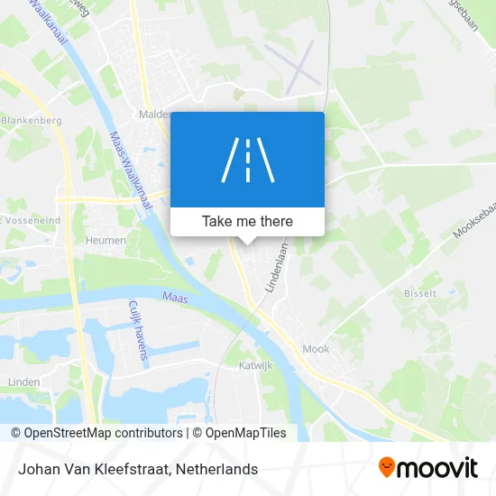 Johan Van Kleefstraat map