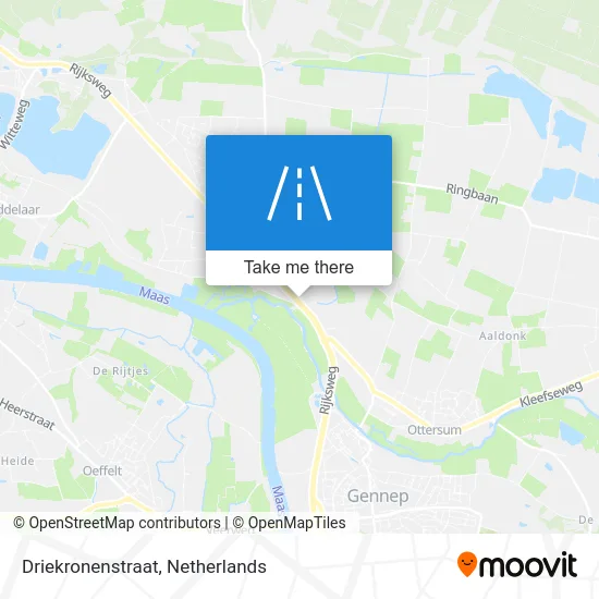 Driekronenstraat map