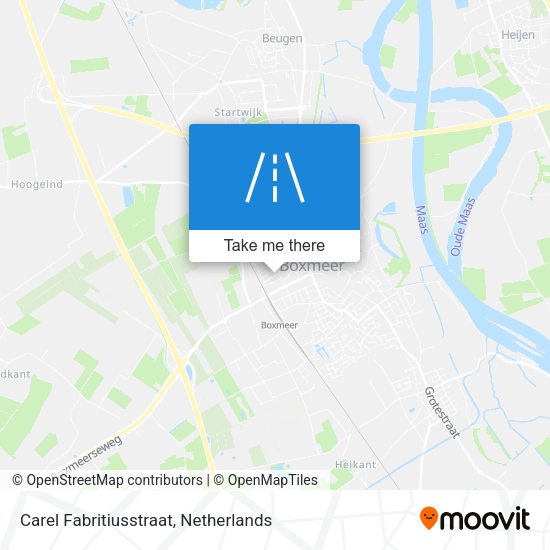 Carel Fabritiusstraat map